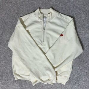 Fabletics White cropped Oversized Sweater S